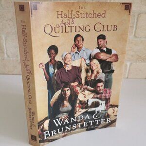 The Half-Stitched Amish Quilting Club by Wanda E. Brunstetter Book Christian Fic